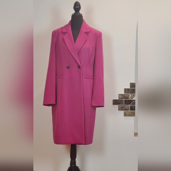 Vero ModaRambla Cala Double-Breasted Coat (Size- L) - Picture 2 of 10